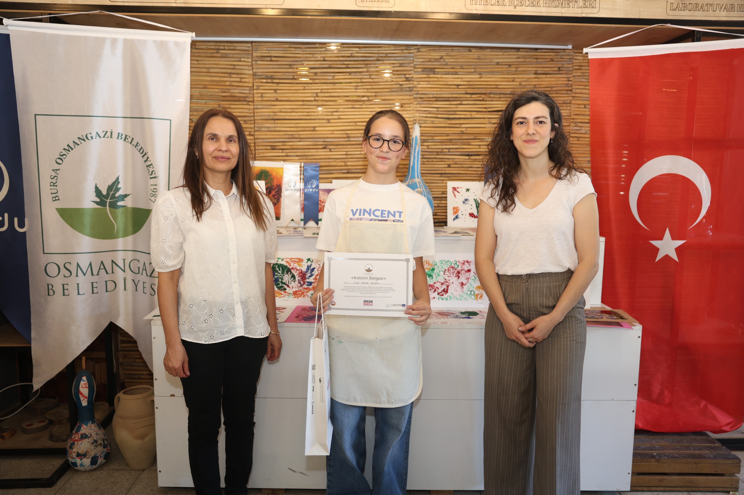Osmangazi'de Gençler Gıdanın İzlerini Sanata Taşıdı