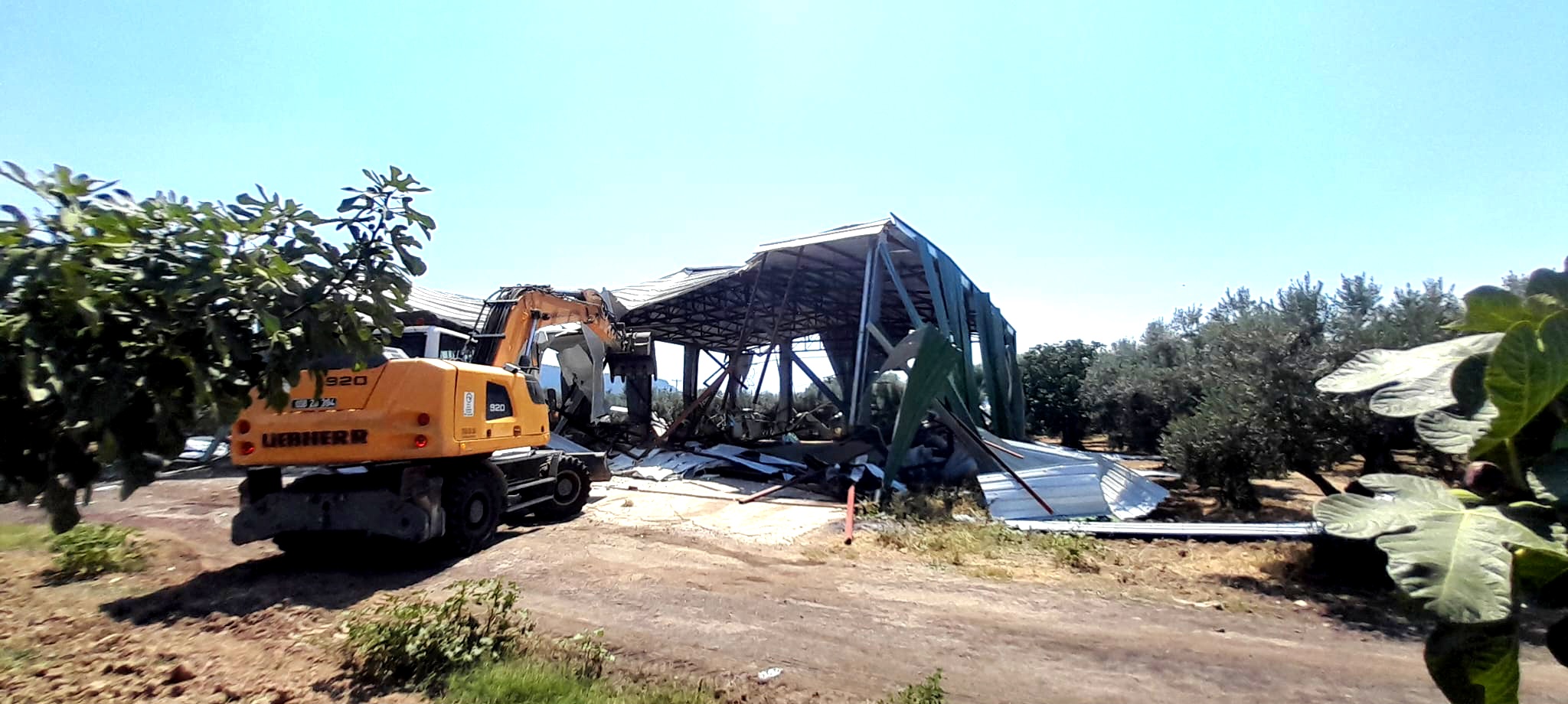 Osmangazi’de Zeytinliğe Yapılan Kaçak Depoya İzin Yok