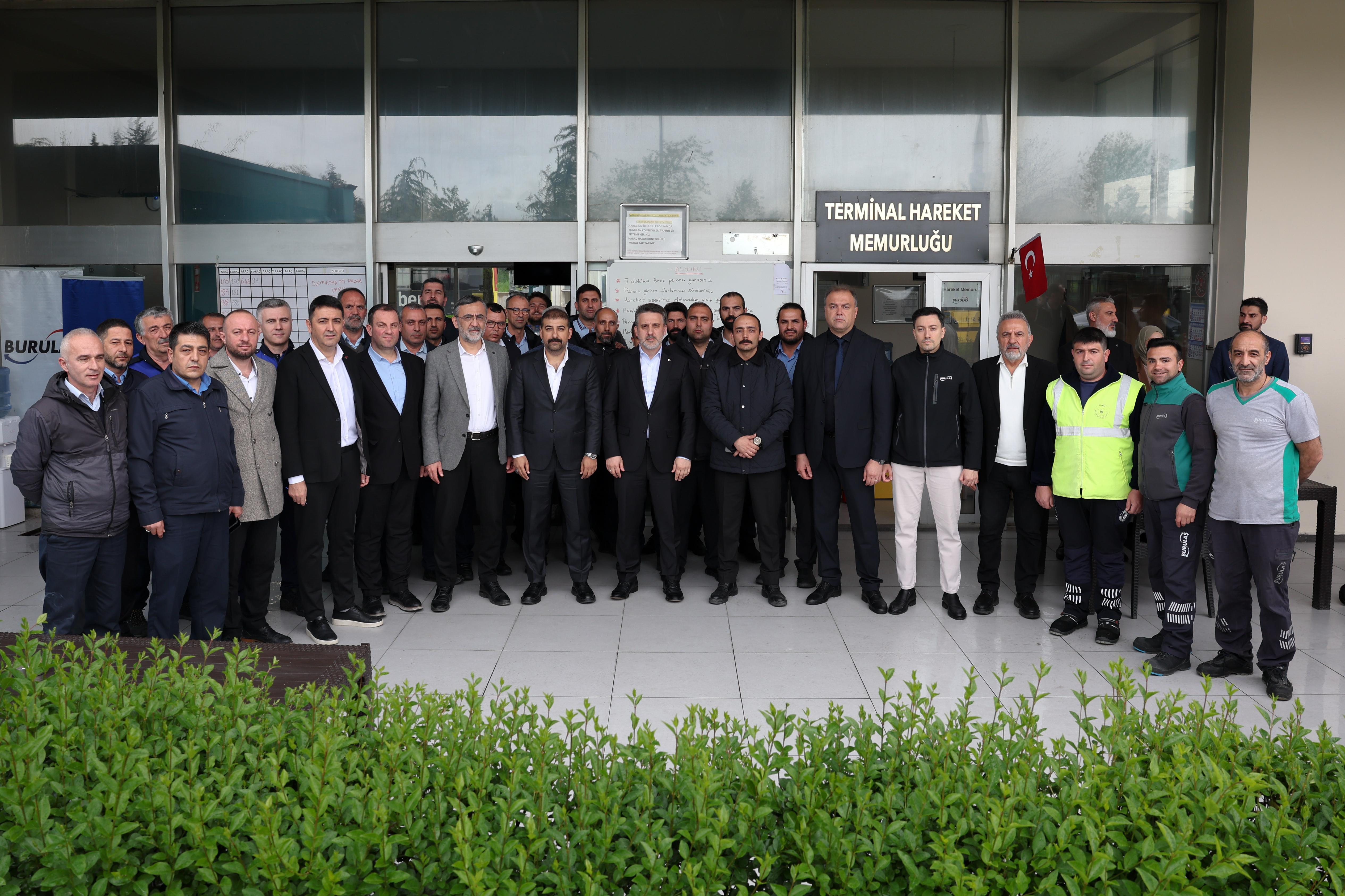 Başkan Vekili Biba'dan 1 Mayıs'ta görev başındaki emekçilere ziyaret