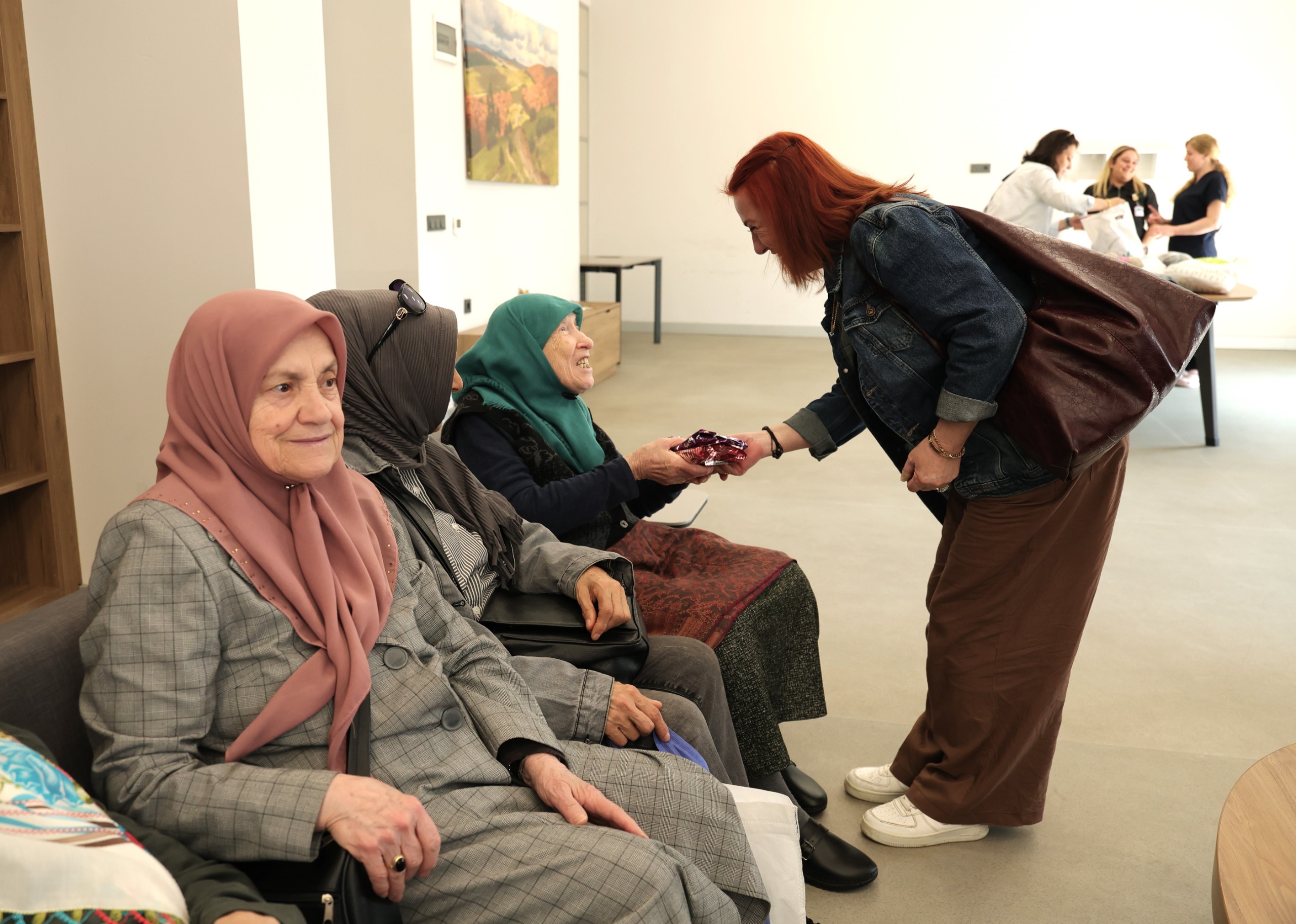 Osmangazi’de Huzurevi Sakinlerini Mutlu Eden Buluşma