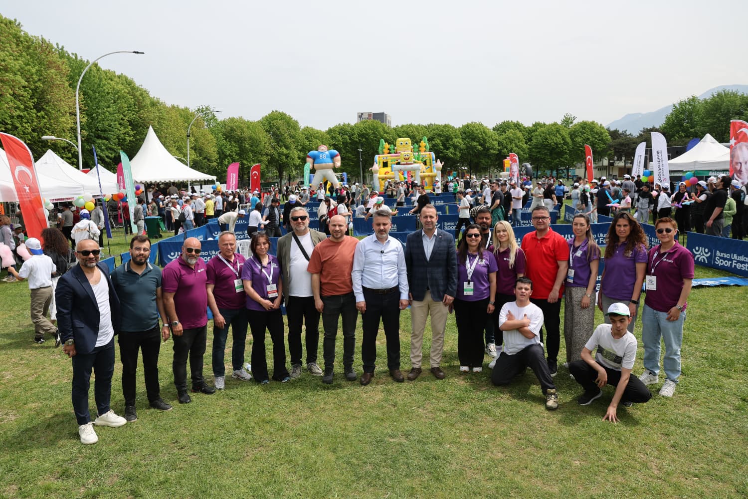 Spor Festivali’nde özel çocukların mutlu günü