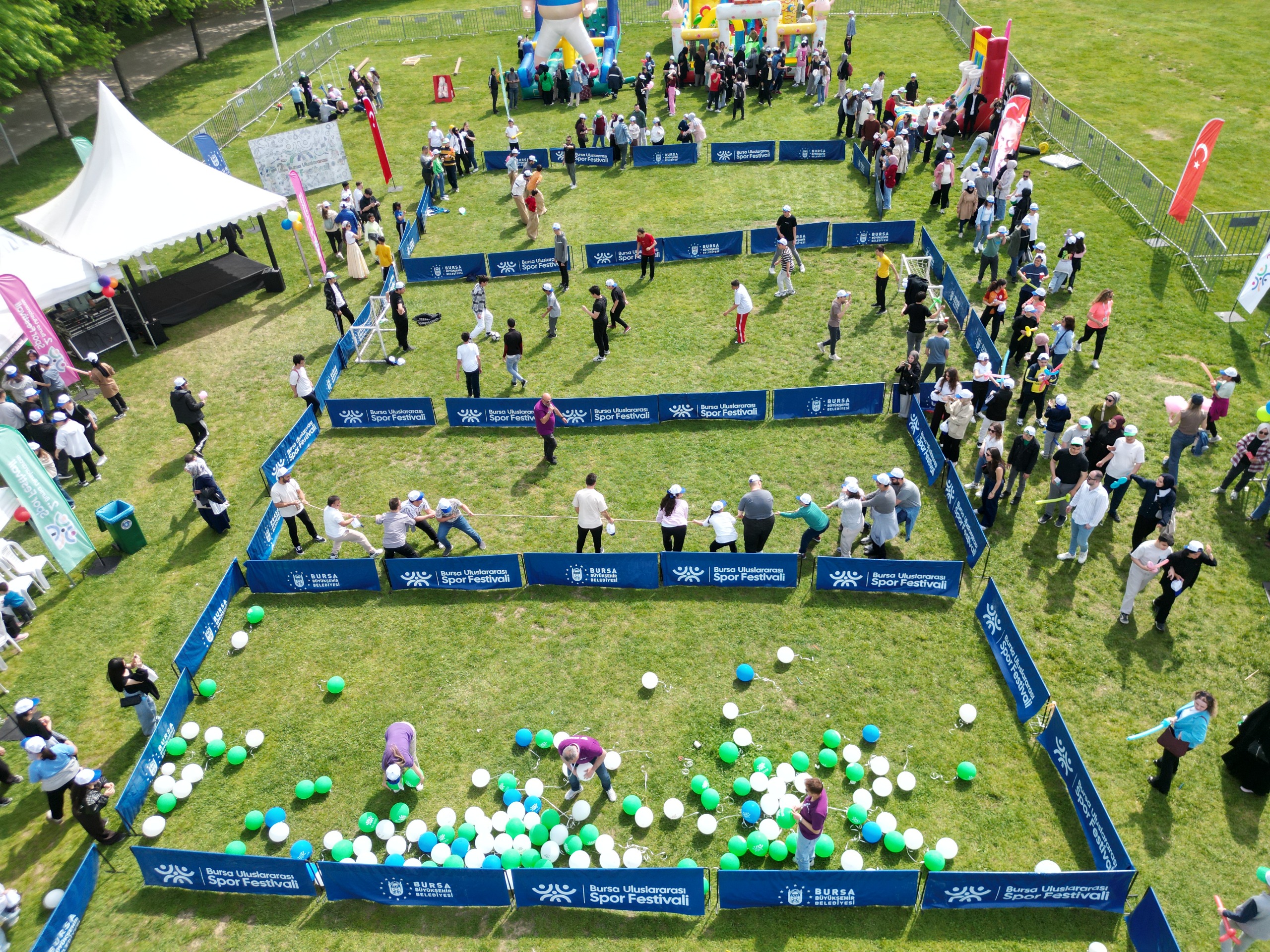 Spor Festivali’nde özel çocukların mutlu günü