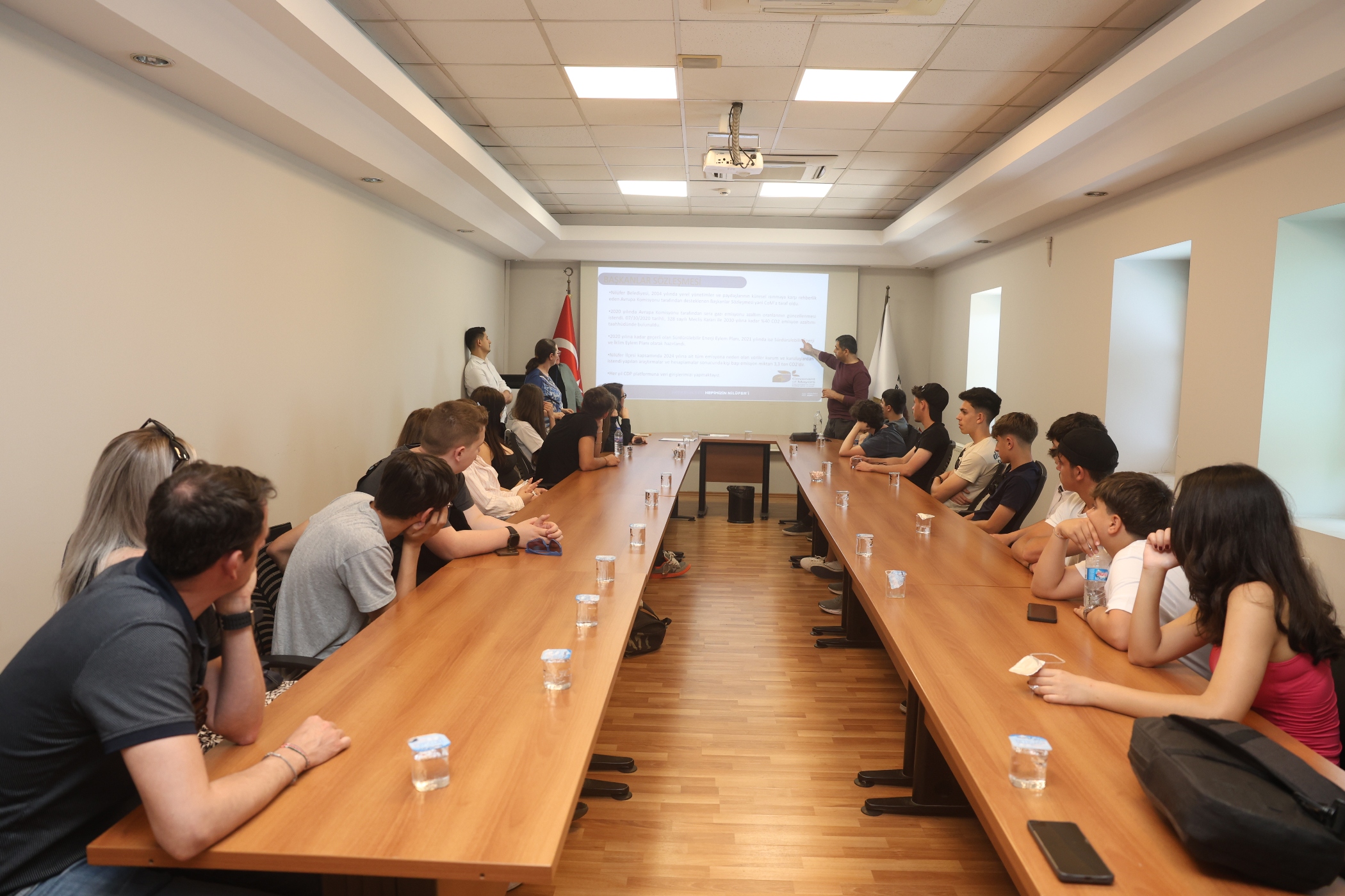 Nilüfer’in yeşil enerji vizyonu Avrupalı gençlere anlatıldı