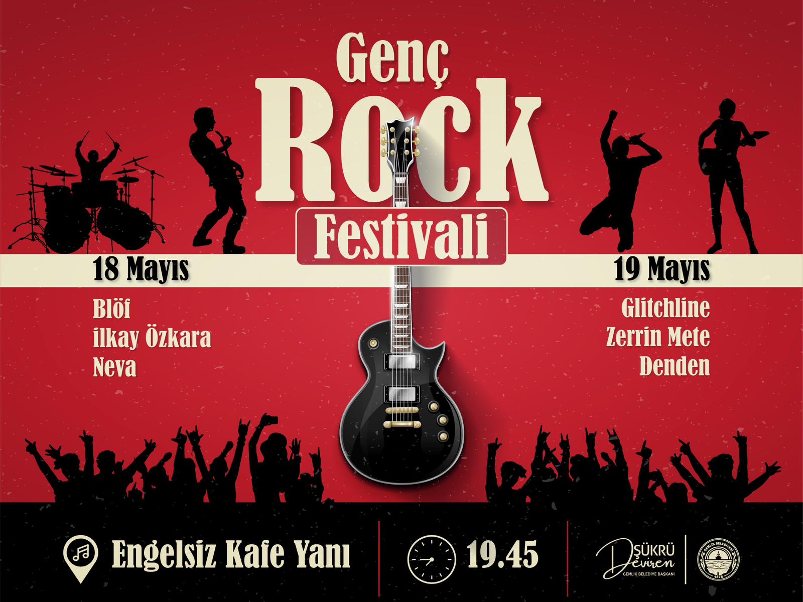Gemlik’te Genç Rock Festivali Heyecanı