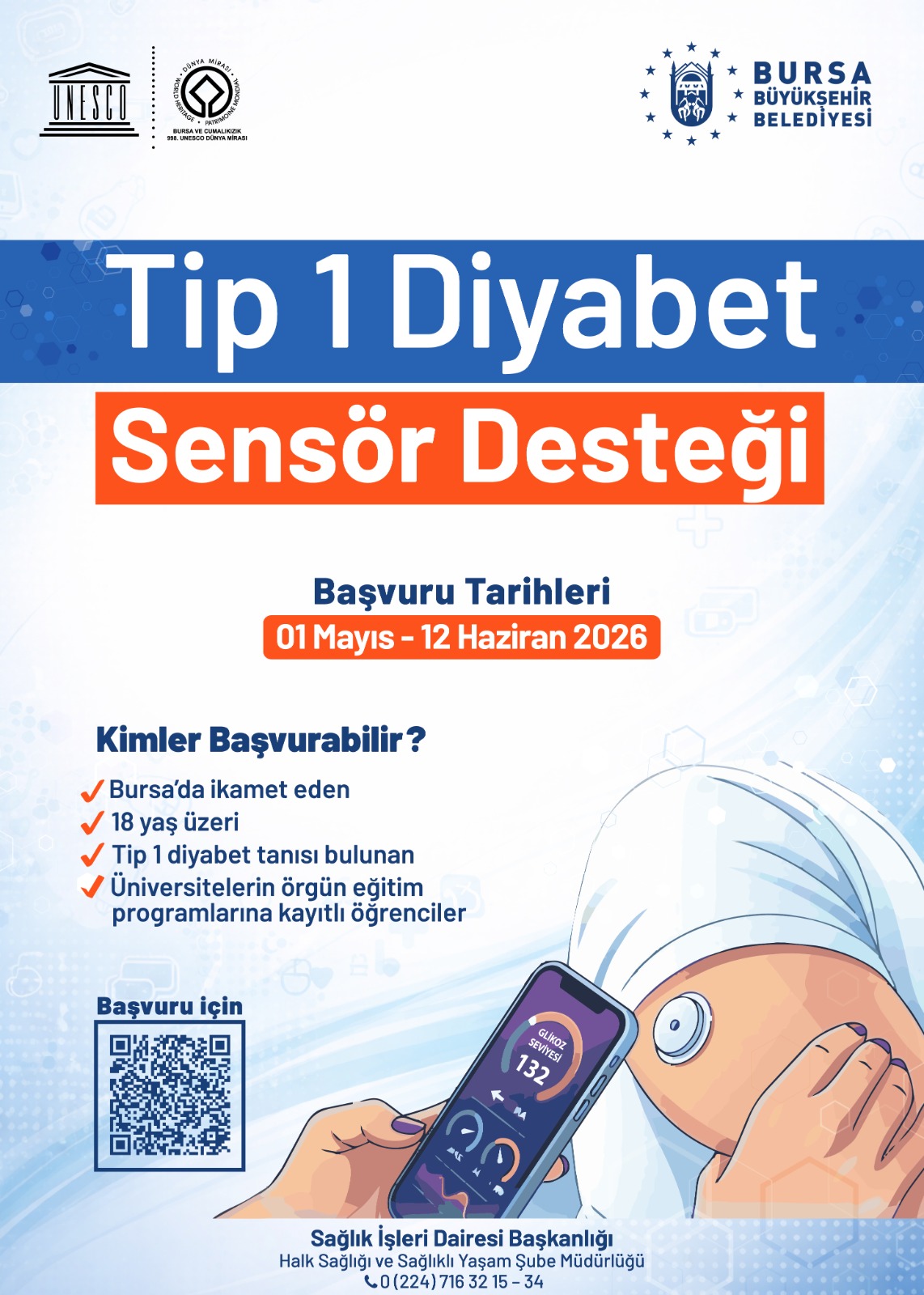 Diyabetli öğrencilere sensör desteği başvuruları uzatıldı