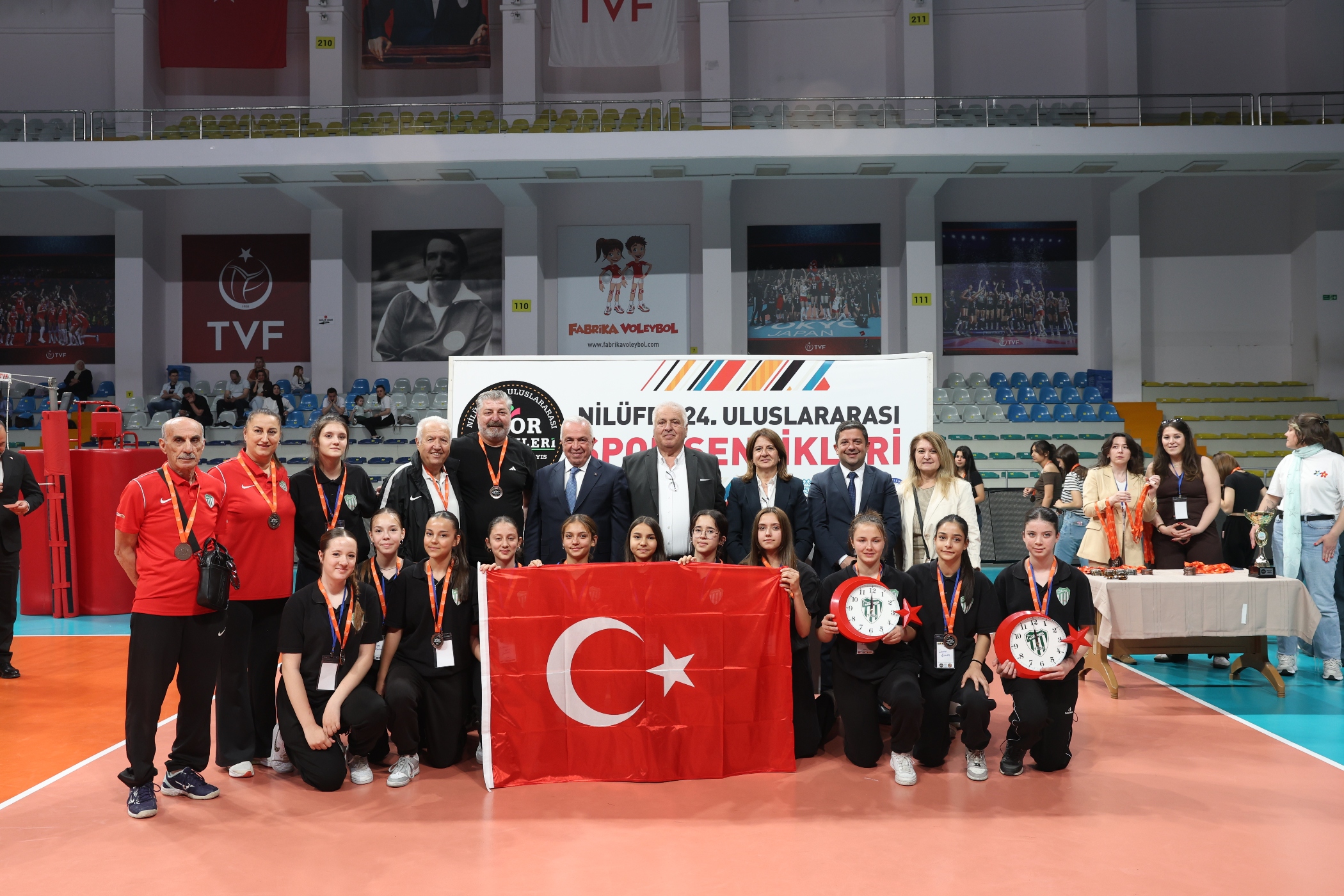Nilüfer Uluslararası Spor Şenlikleri ‘Kardeş Kentler Turnuvası’ ile sona erdi