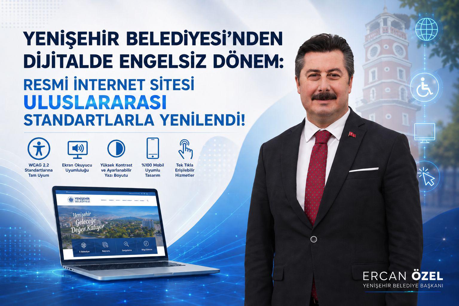 YENİŞEHİR BELEDİYESİ’NDEN DİJİTALDE ENGELSİZ DÖNEM: