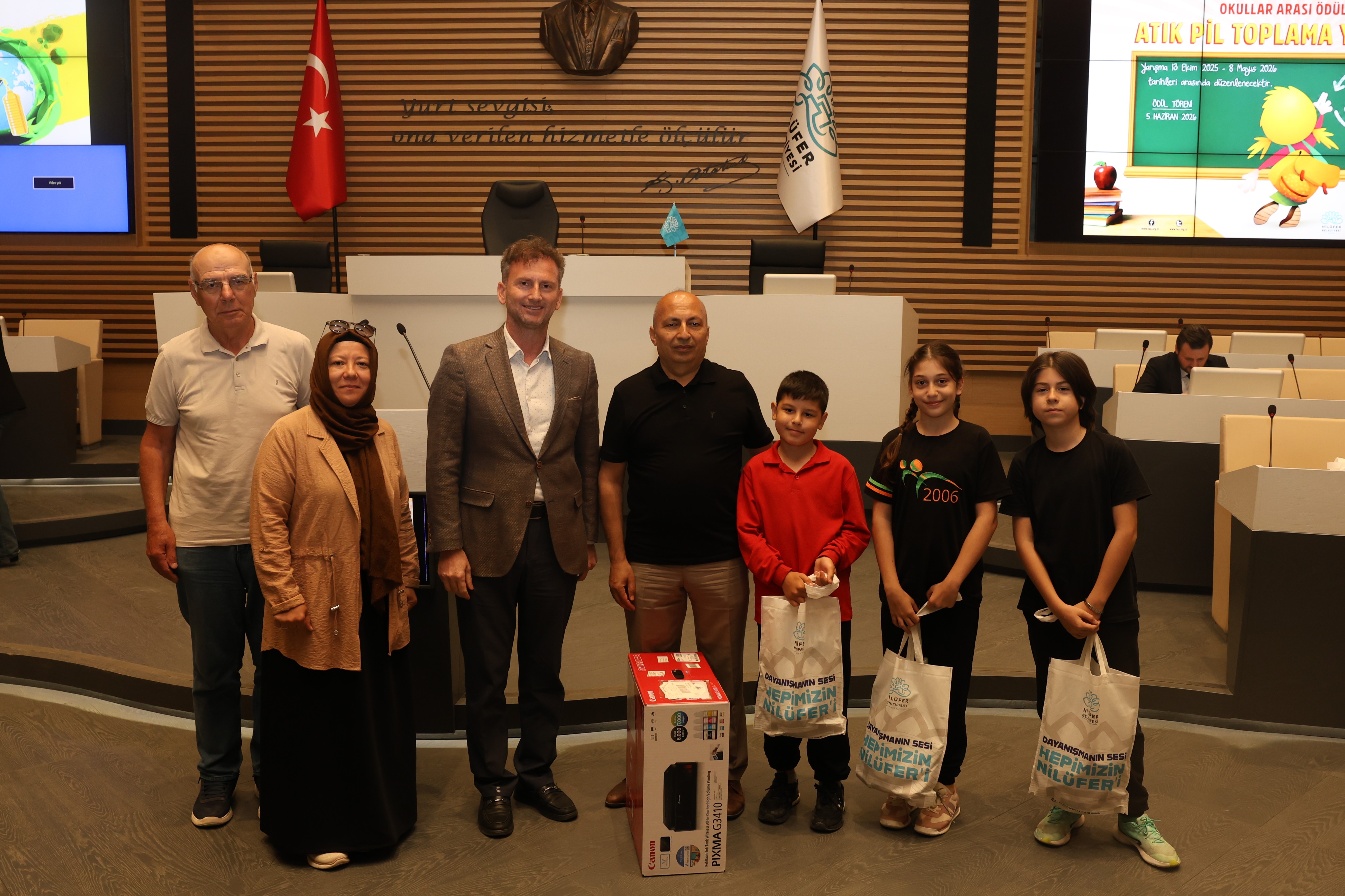 Nilüfer’de çevre kahramanları ödüllendirildi