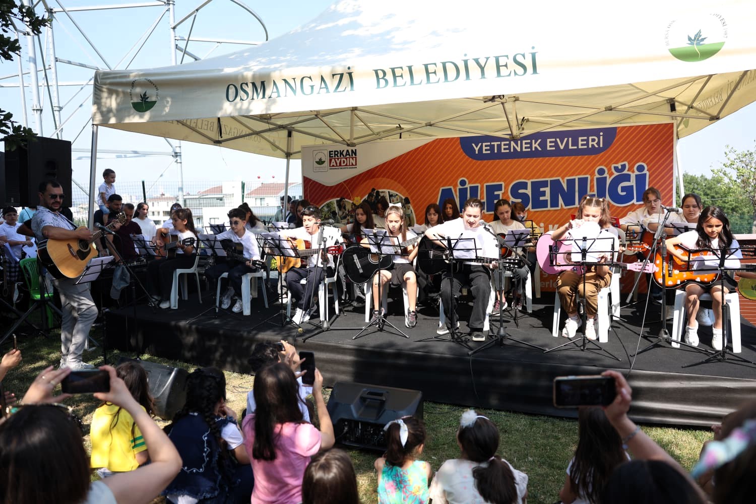 Osmangazi’de Yetenek Evleri’nin Emekleri Aile Şenliği İle Taçlandı