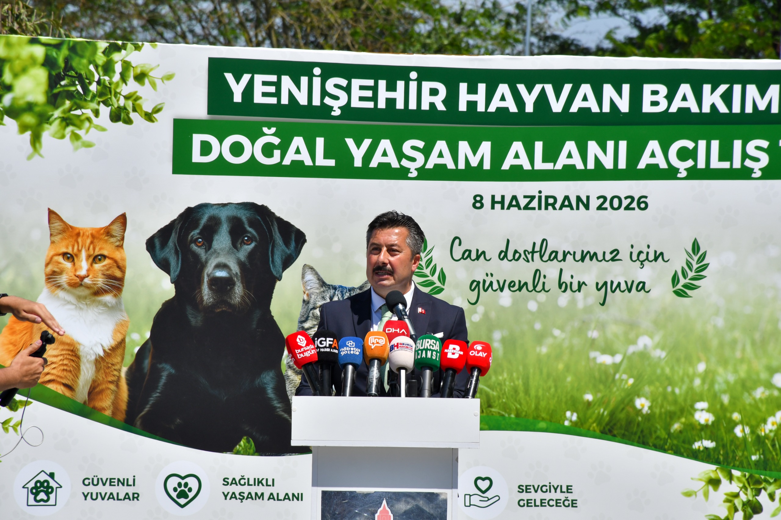 GÜNEY MARMARA’NIN EN MODERN HAYVAN BAKIMEVİ YENİŞEHİR’DE AÇILDI!
