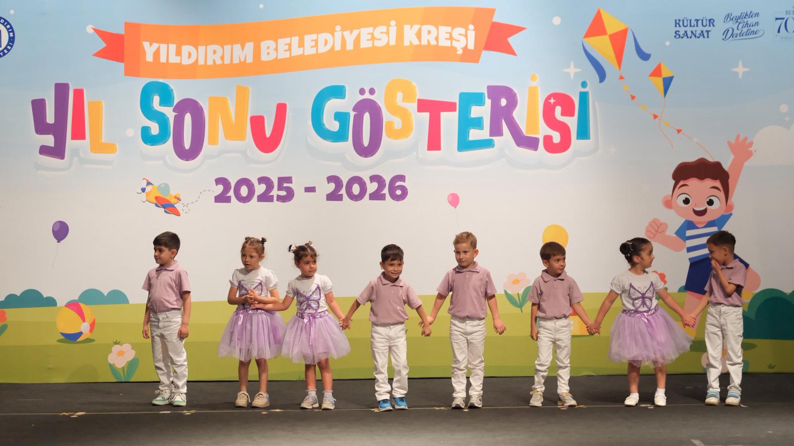 YILDIRIM’DA MİNİKLERİN MEZUNİYET COŞKUSU