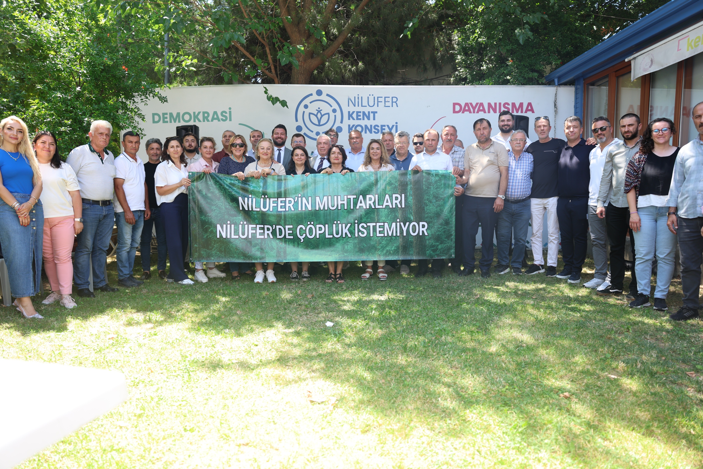 Nilüfer'de katı atık tesisine karşı tek ses: “Çöplük istemiyoruz”