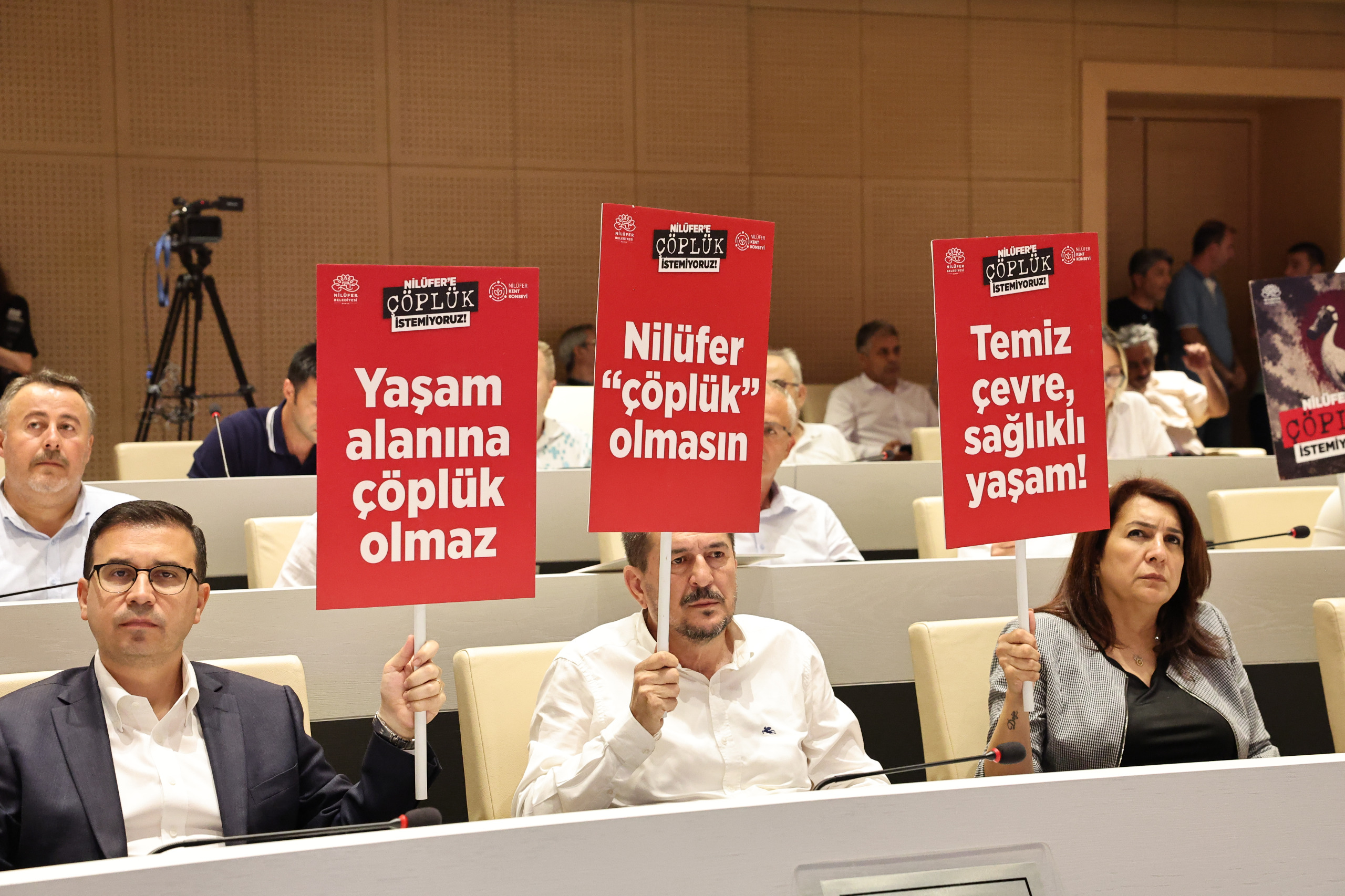 Nilüfer Belediye Meclisi’nde katı atık tesisi kararına tepki