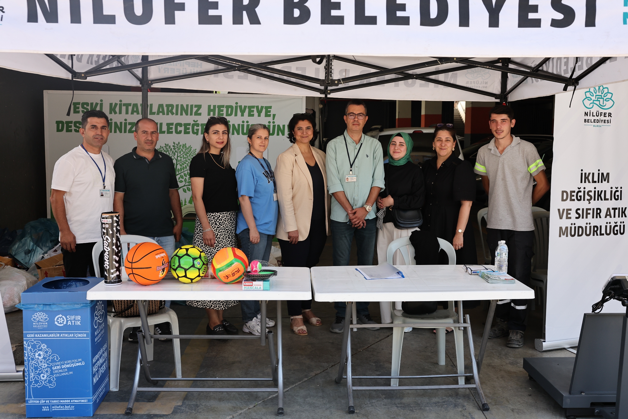 Nilüfer’de atık kağıtları getiren hediye kazanıyor