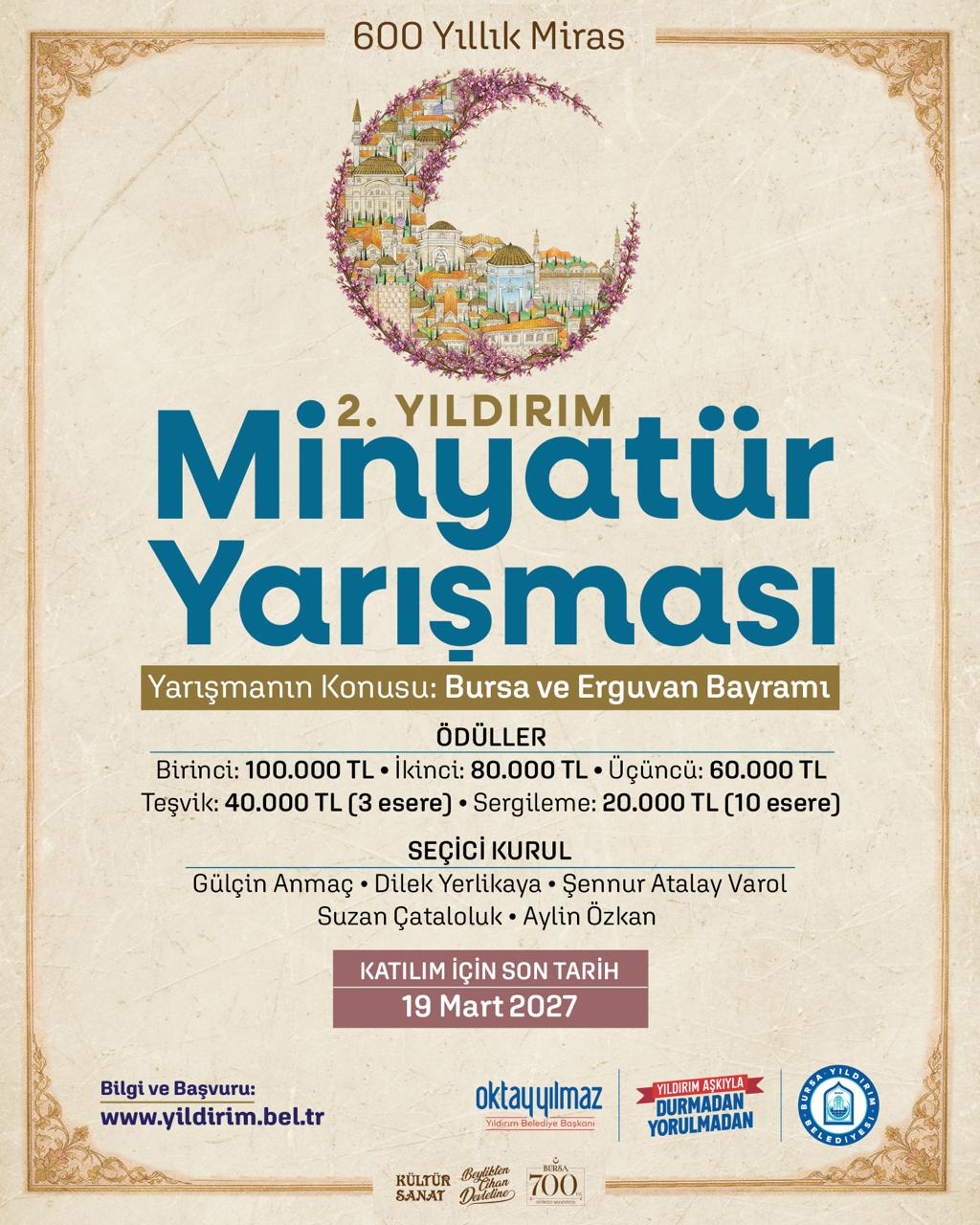 ERGUVAN BAYRAMI MİNYATÜR SANATIYLA GELECEĞE TAŞINACAK