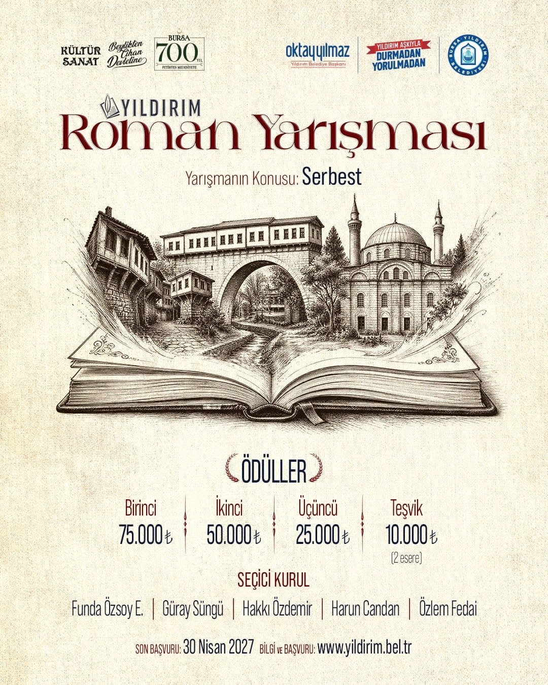 YILDIRIM ROMAN YARIŞMASI’NDA HEYECAN BAŞLADI