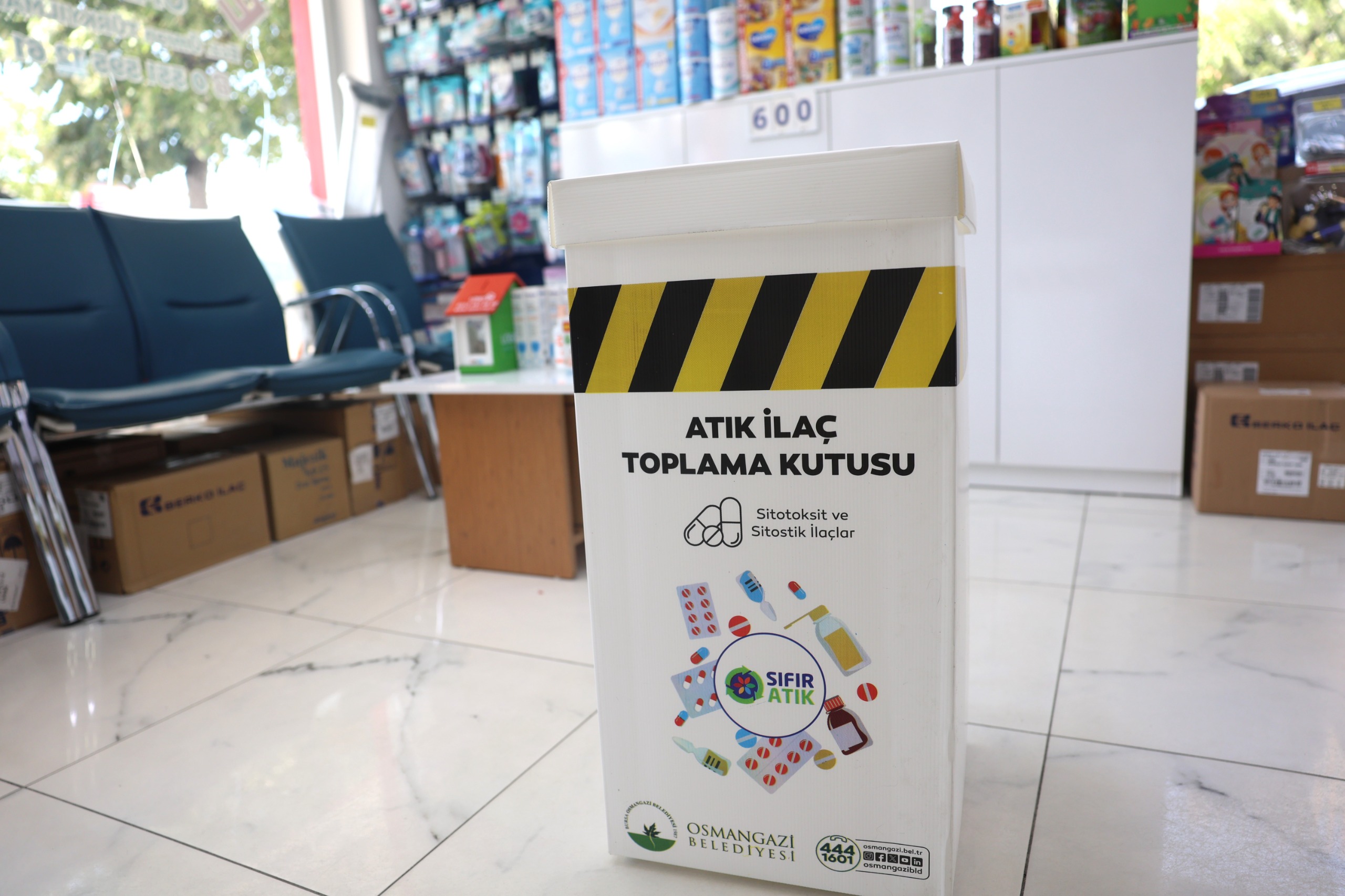 Osmangazi’de İlaç Atıklarına Güvenli Çözüm