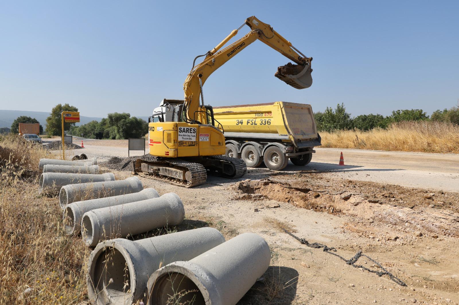 Büyükşehir'den Nilüfer'e 7 bin 600 metrelik altyapı yatırımı