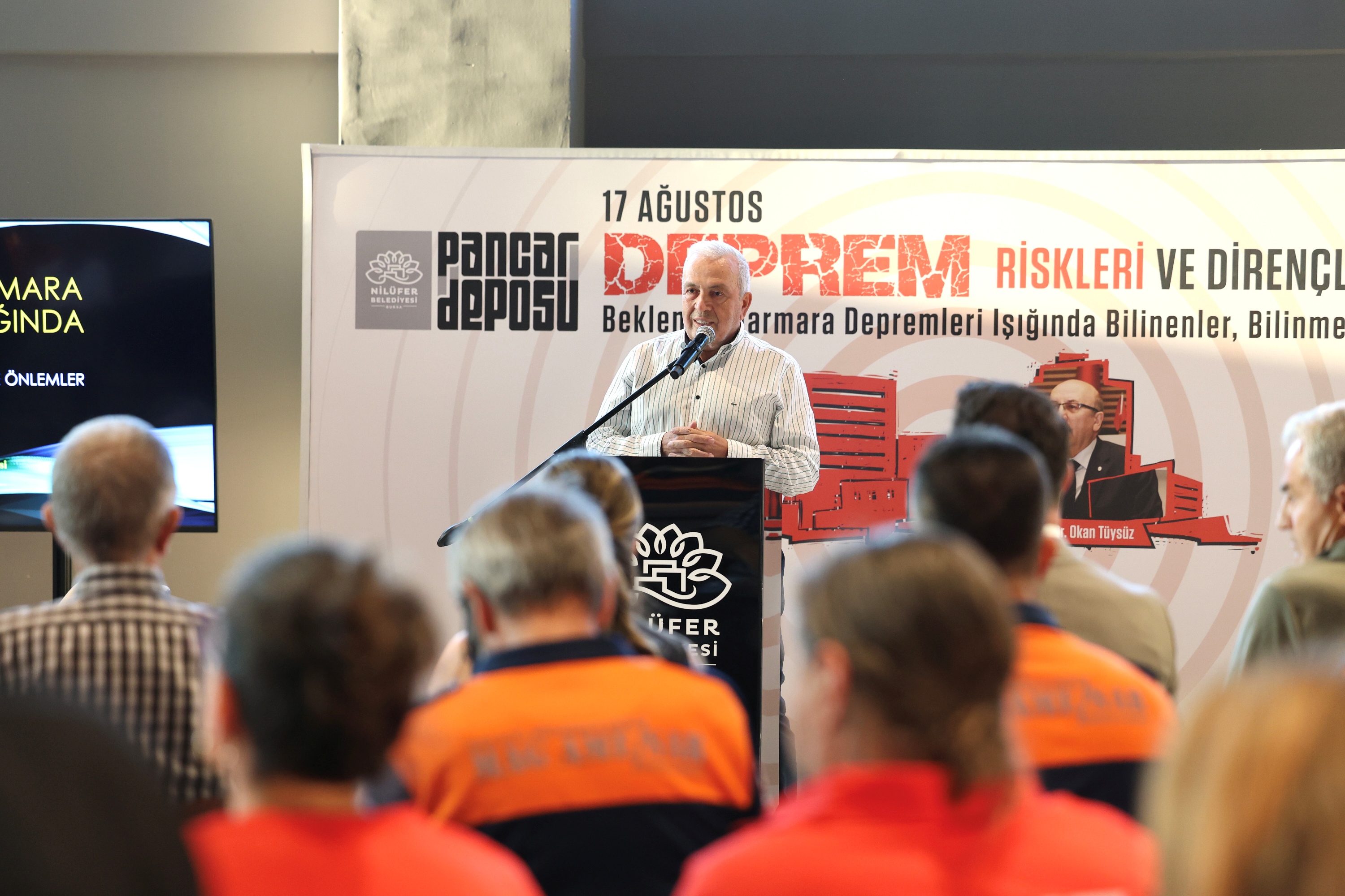 Nilüfer’de Prof. Dr. Okan Tüysüz’den deprem uyarıları
