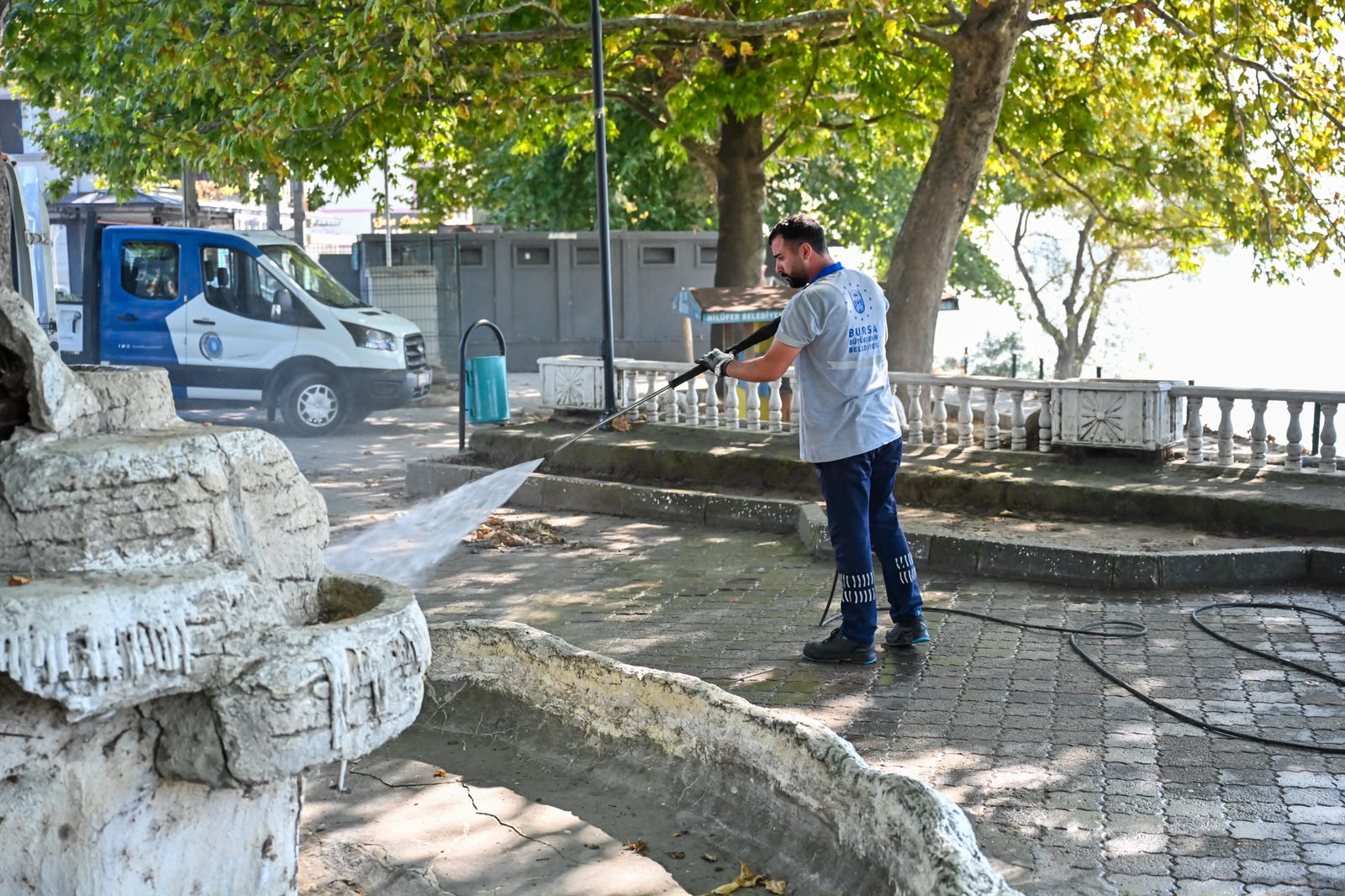 Büyükşehir'den Gölyazı'da kapsamlı bakım çalışması