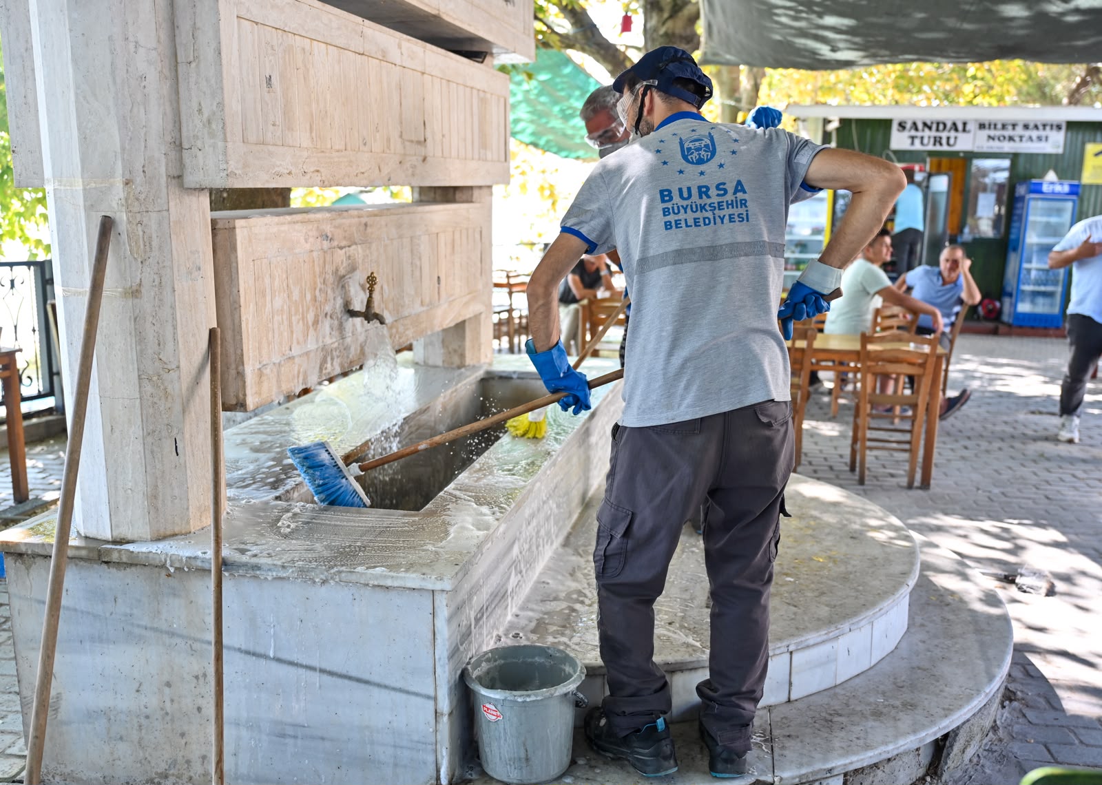 Büyükşehir'den Gölyazı'da kapsamlı bakım çalışması