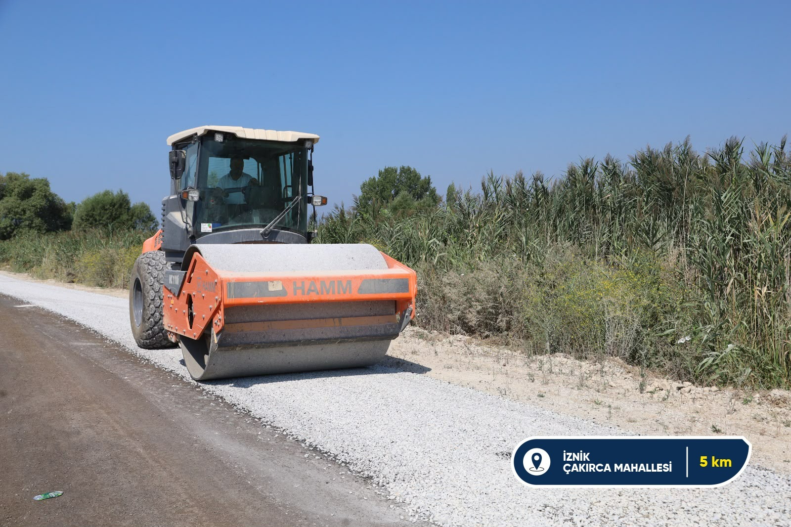Büyükşehir 5 ilçede yolları yeniliyor