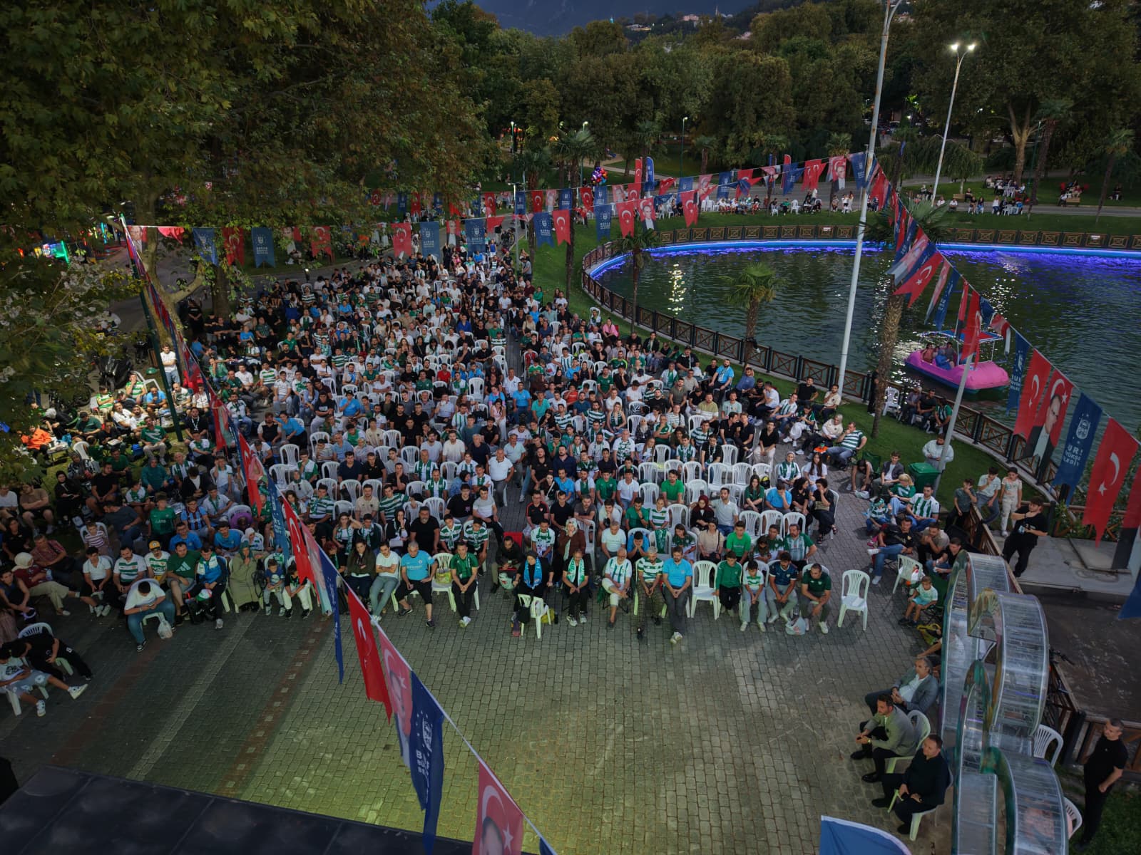 Büyükşehir ile yeşil beyaz tek yürek