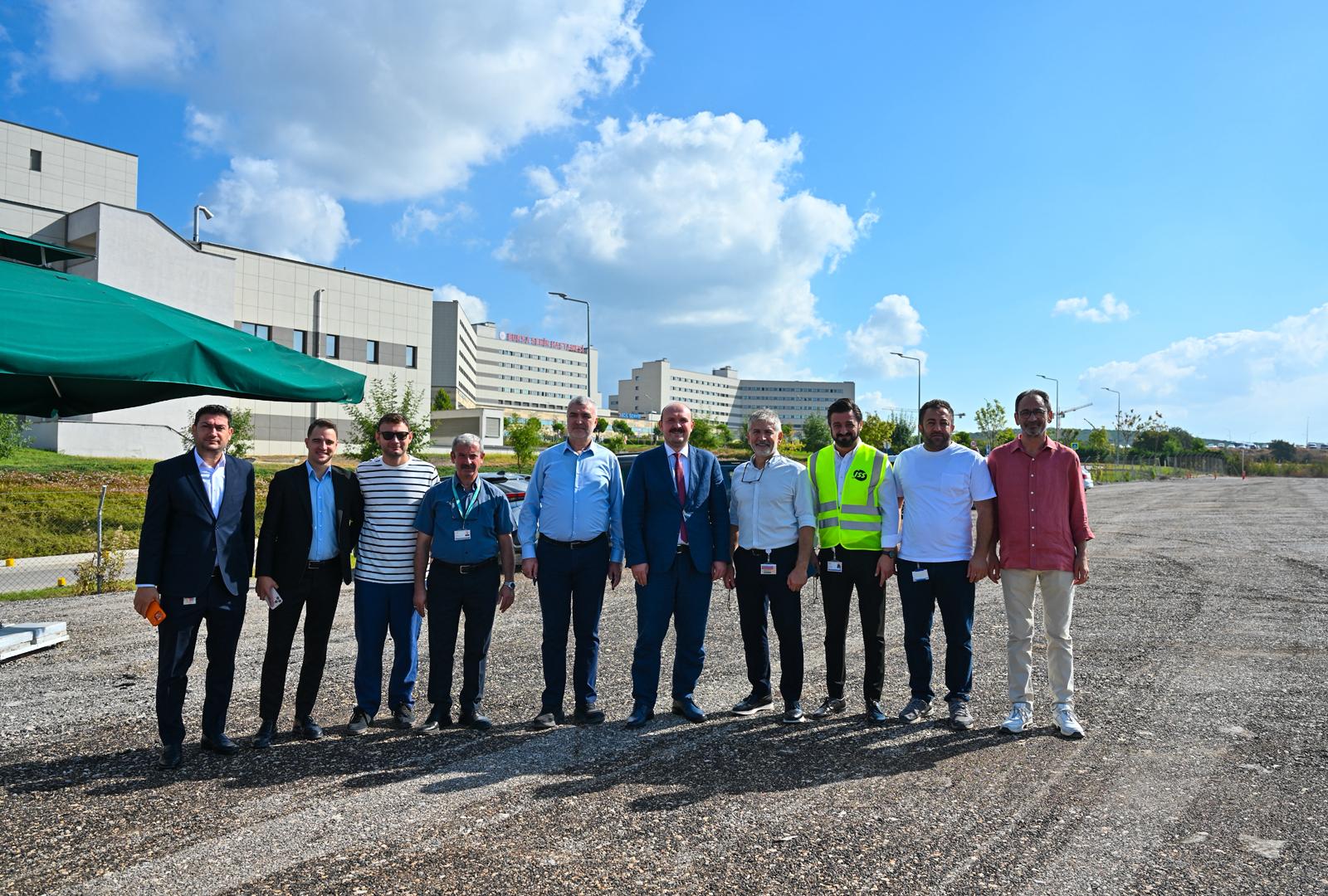 Şehir Hastanesi otoparkı hizmete açıldı