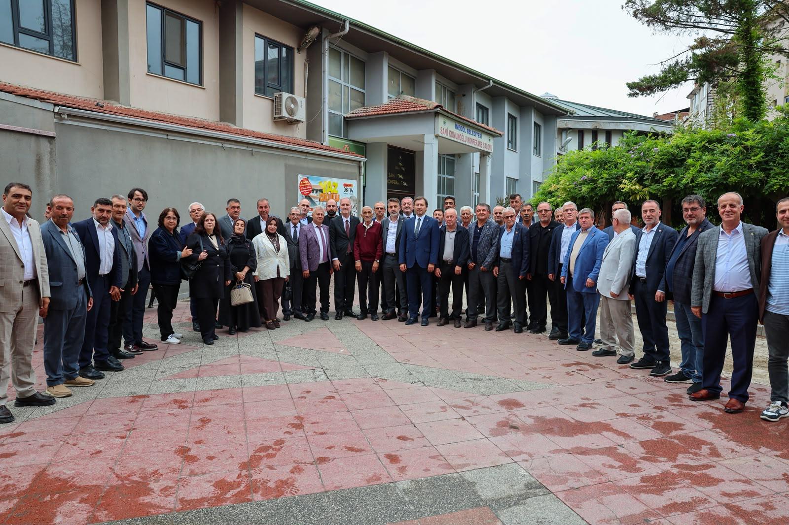 Başkan Vekili Biba'dan İnegöllü muhtarlara müjde