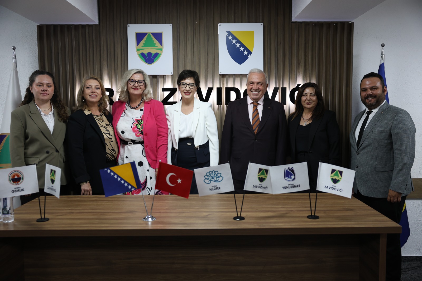 Başkan Şadi Özdemir Zavidovići’nin Şehir Günü törenlerine katıldı