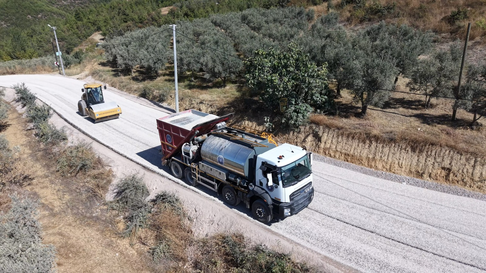 Kestel'de 4 mahallenin yolları yenilendi