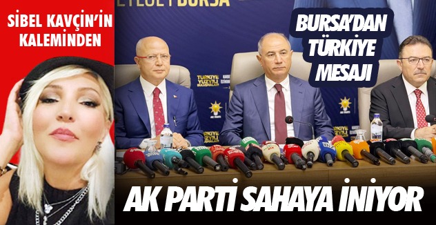 AK PARTİ  SAHAYA İNİYOR
