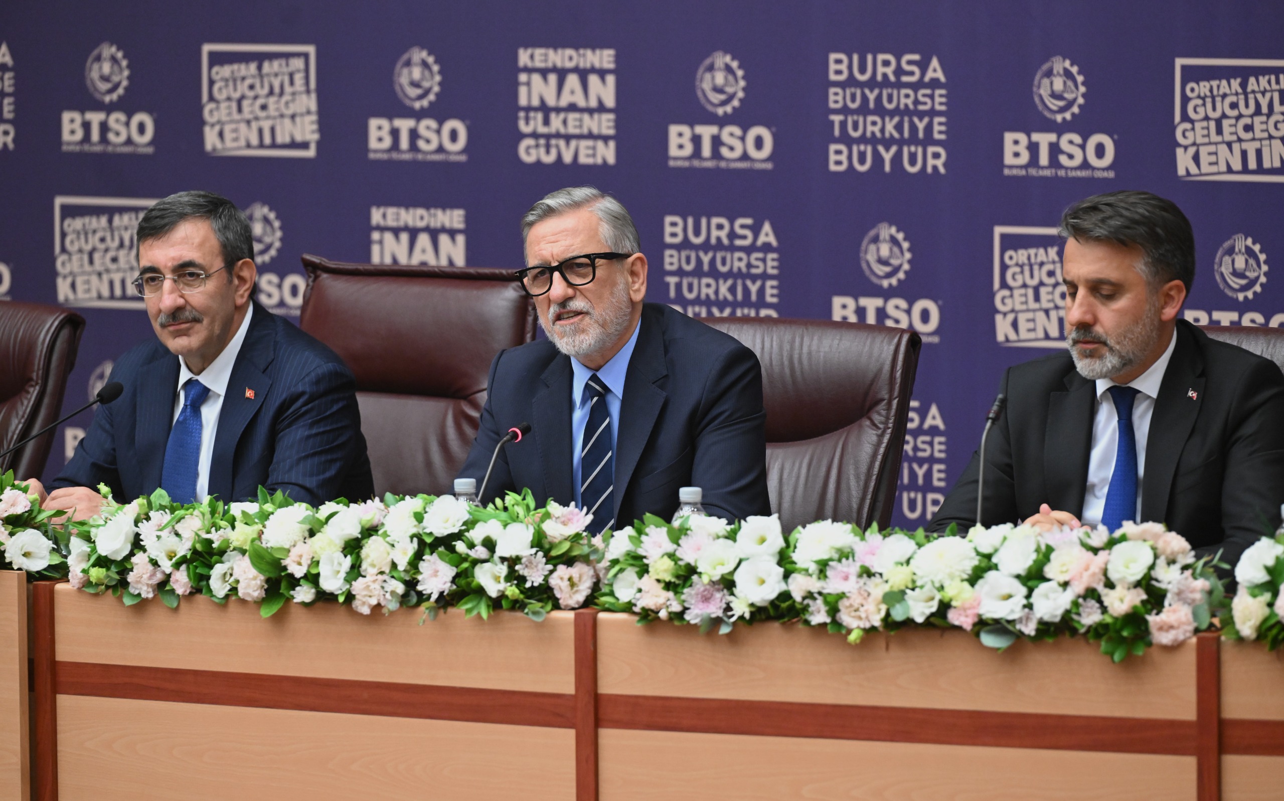 Cumhurbaşkanı Yardımcısı Cevdet Yılmaz BTSO’nun Konuğu Oldu