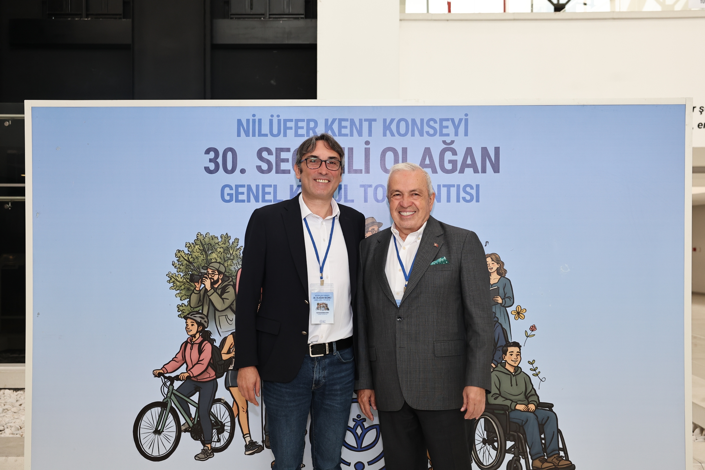 Nilüfer Kent Konseyi’nde Mustafa Berkay Aydın güven tazeledi