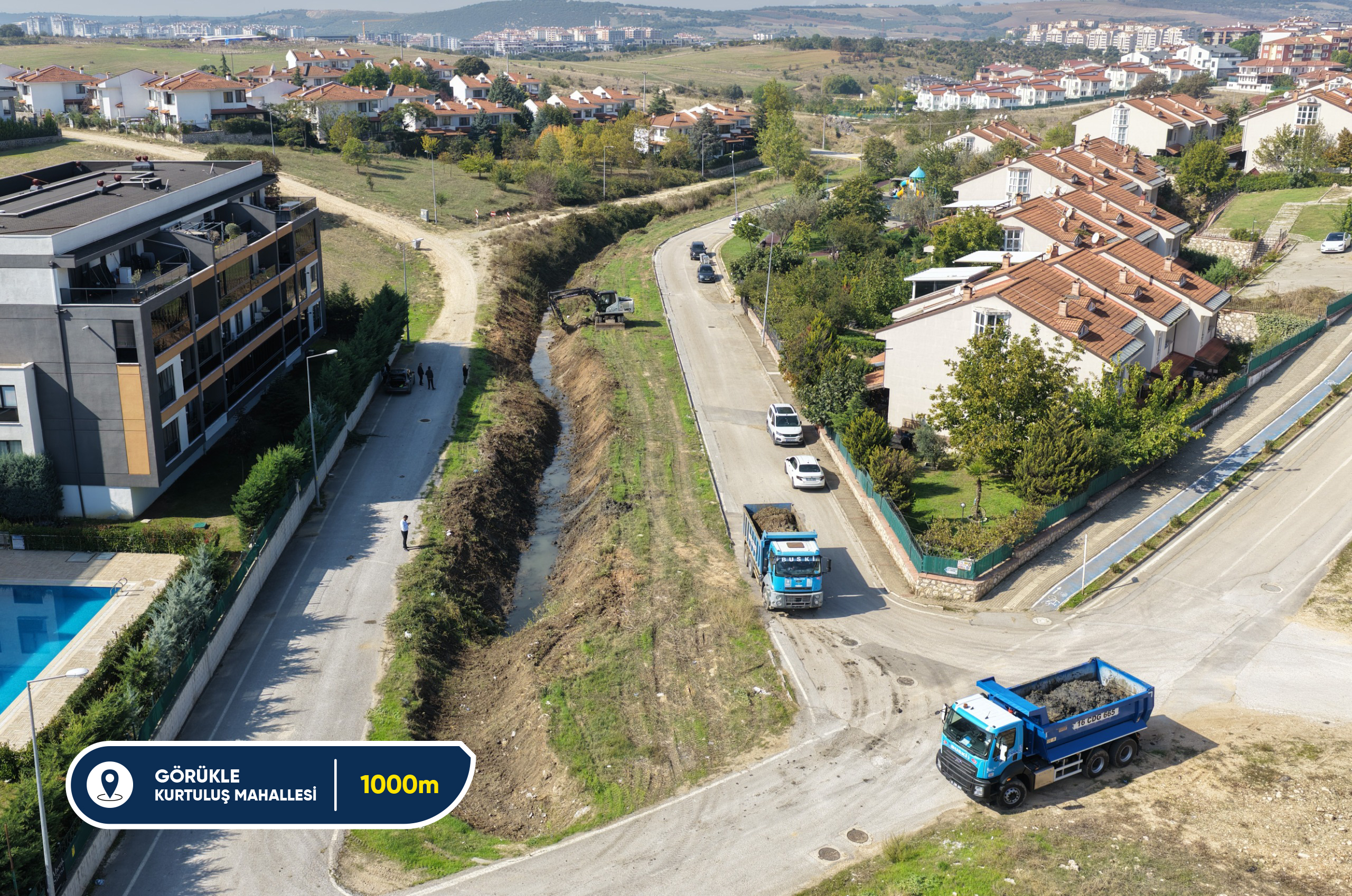 Büyükşehir’den derelerde kapsamlı temizlik çalışması
