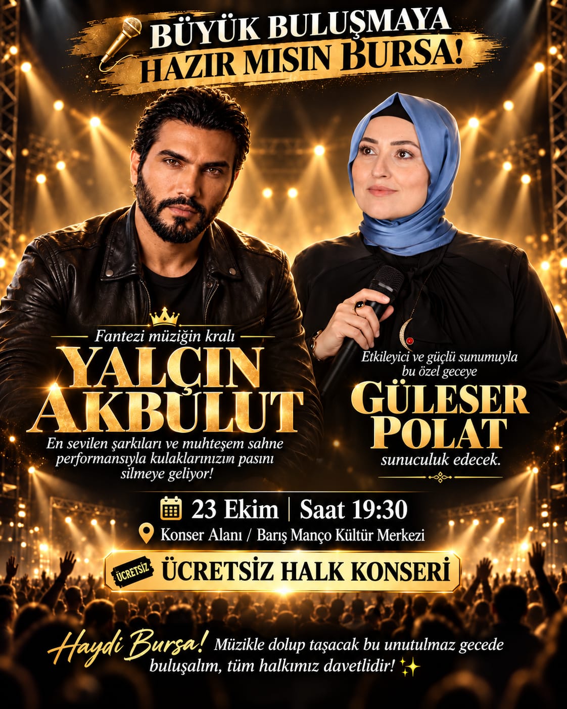 BURSA’DA SANAT, VEFA VE GÖNÜL BİRLİĞİ GECES