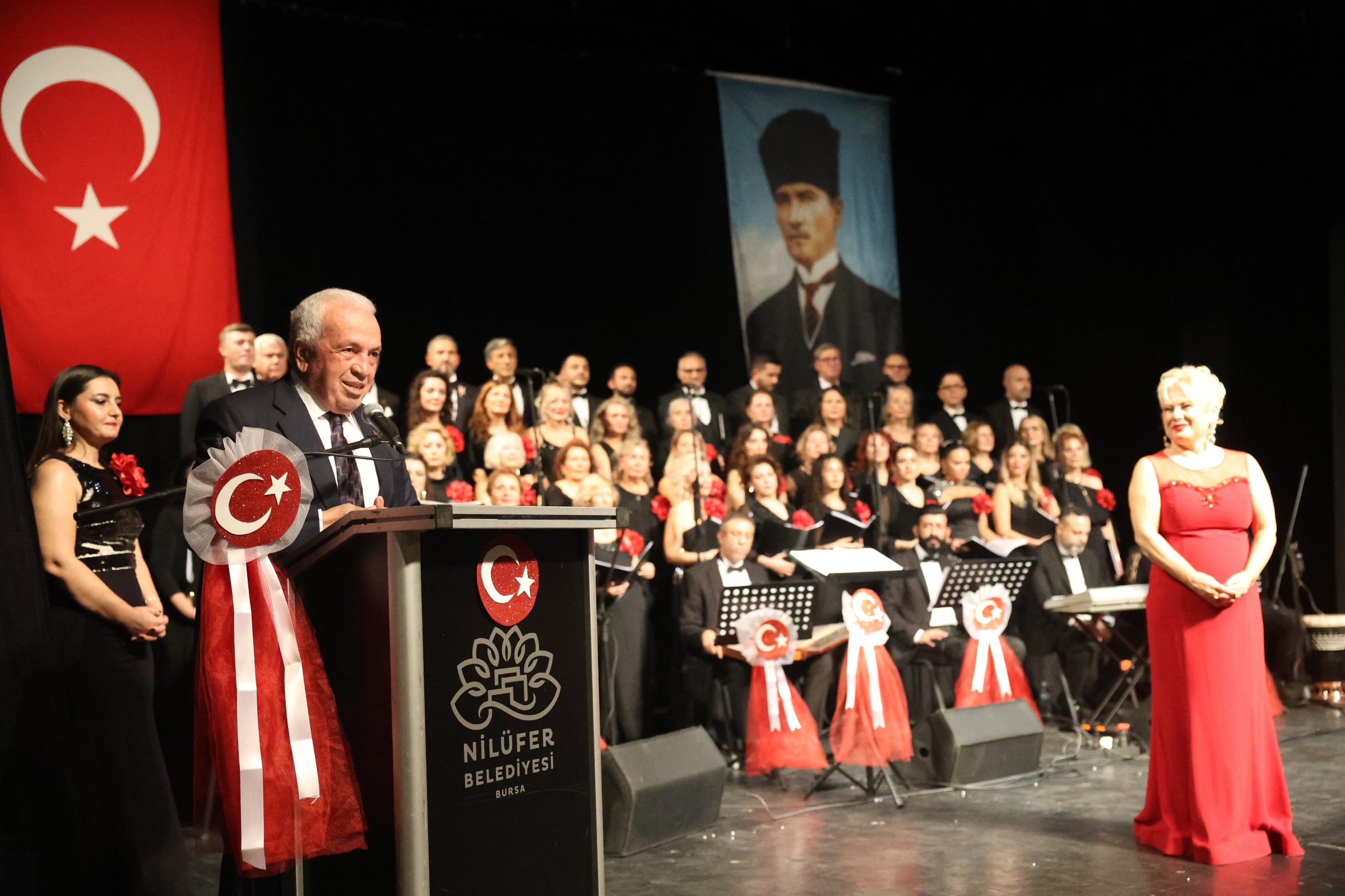 Cumhuriyet’in 103’üncü yılı Nilüfer’de konserle kutlandı