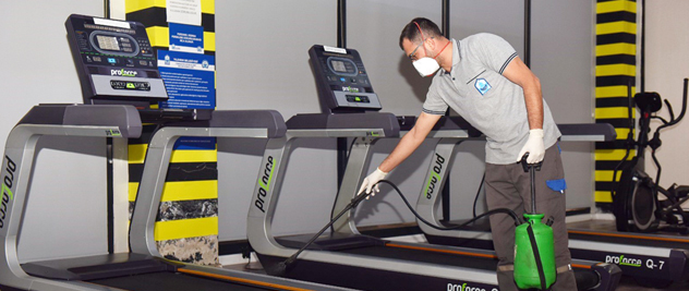 YILDIRIM'DA KADIN SPOR MERKEZLERİNDE İLAÇLAMA