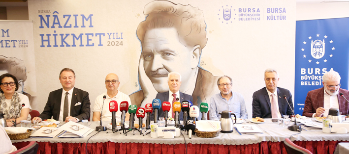 NAZIM HİKMET YIL BOYUNCA BURSA'DA ANILACAK