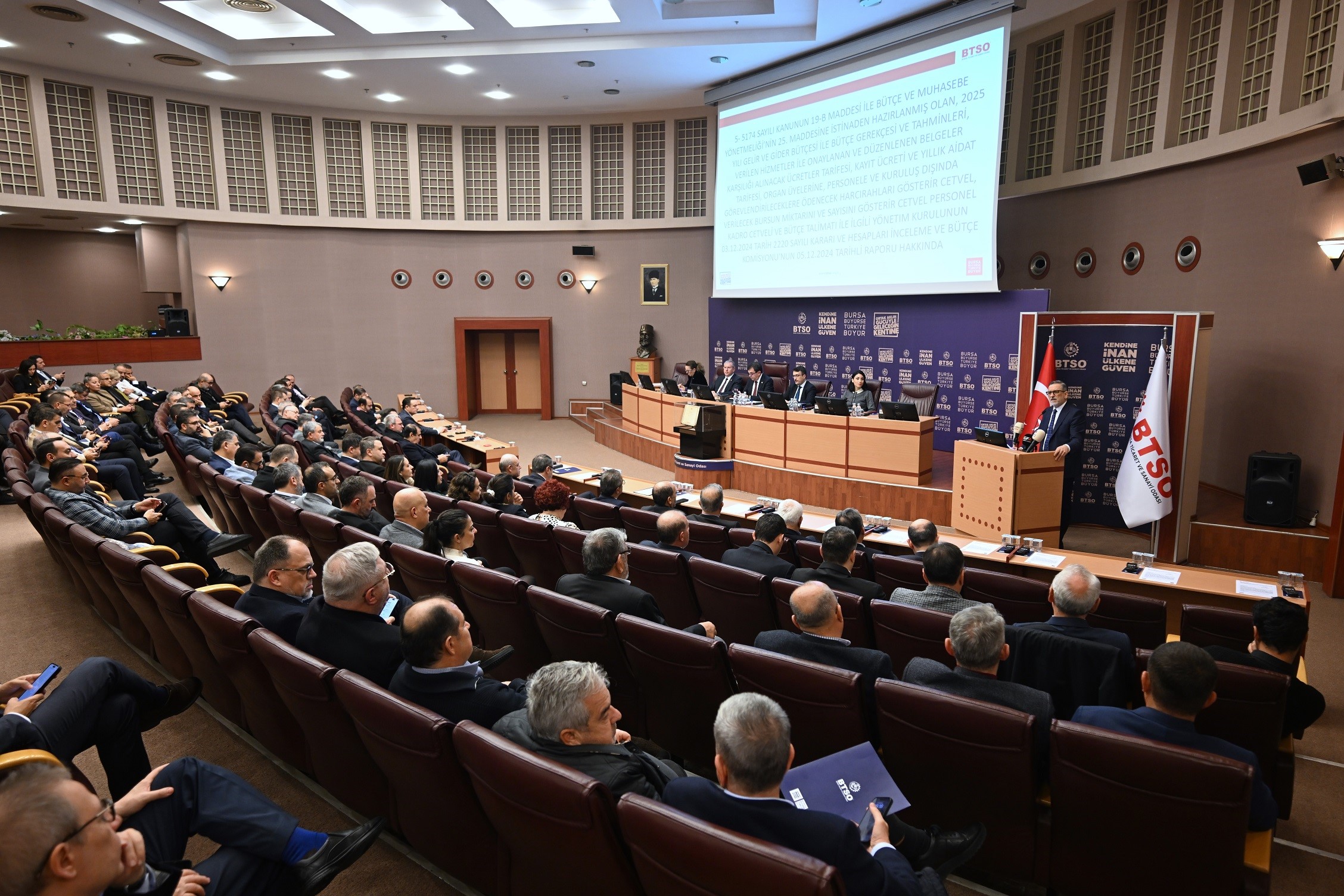 BTSO'DA YILIN SON MECLİSİ TOPLANDI
