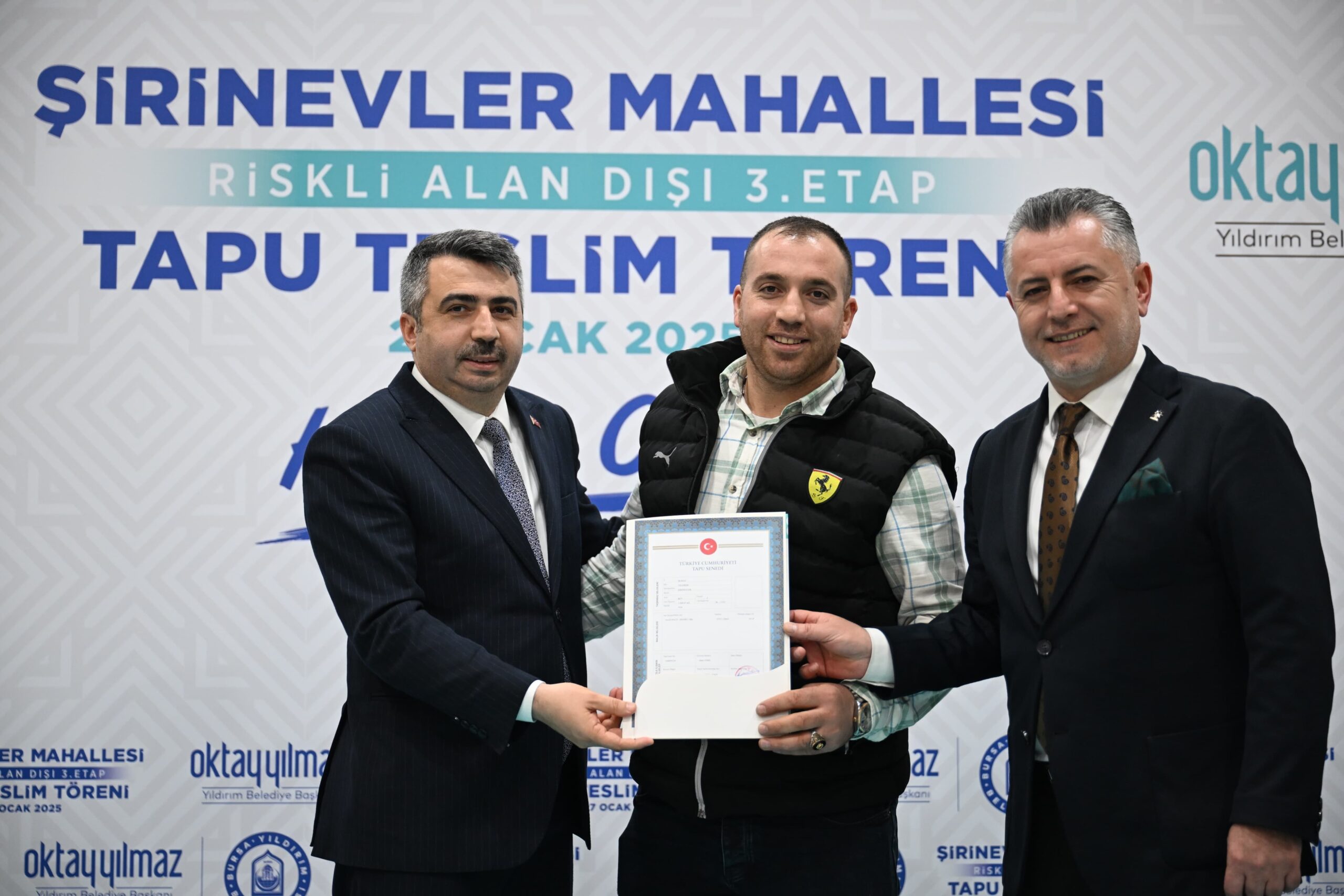 YILDIRIM'DA TAPU SEVİNCİ