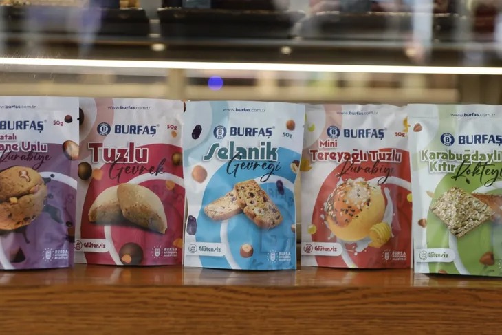 BURFAŞ B KAFELERDE GLÜTENSİZ YENİ ÜRÜNLER SATIŞA SUNULUYOR
