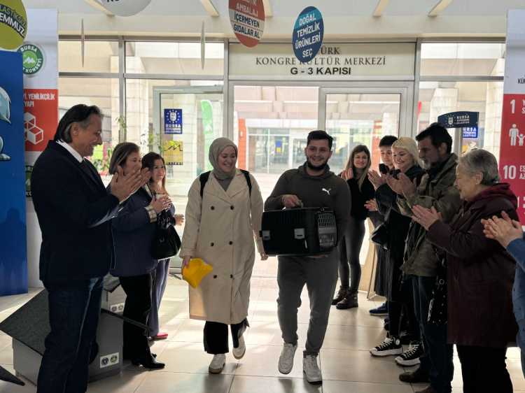 Bursa'da sevimli can dostlar yeni yuvalarına kavuştu