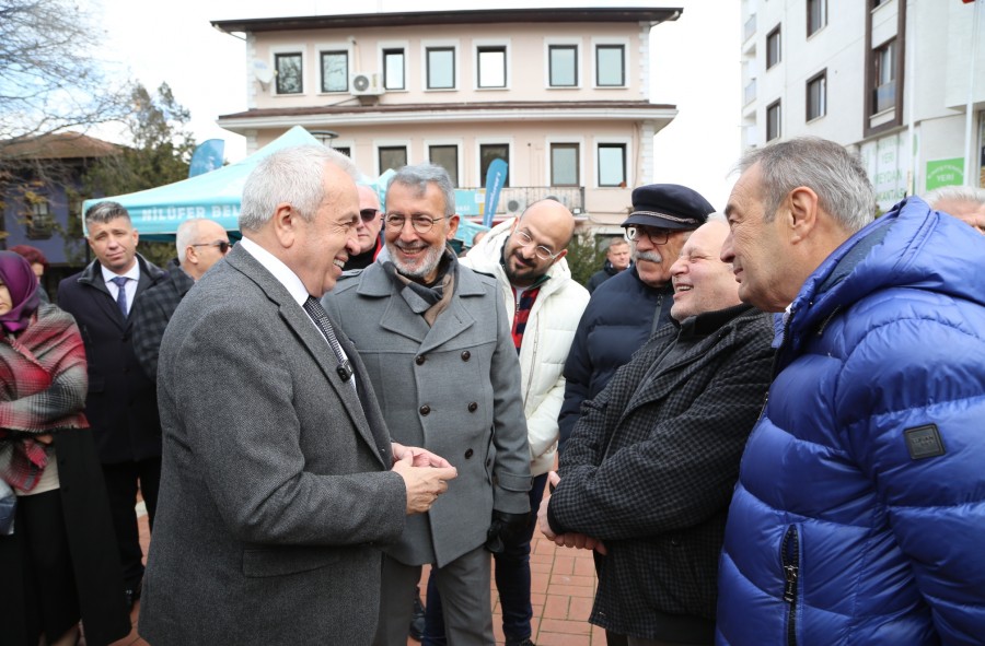 Nilüfer Belediye Başkanı Şadi Özdemir vatandaşları dinledi