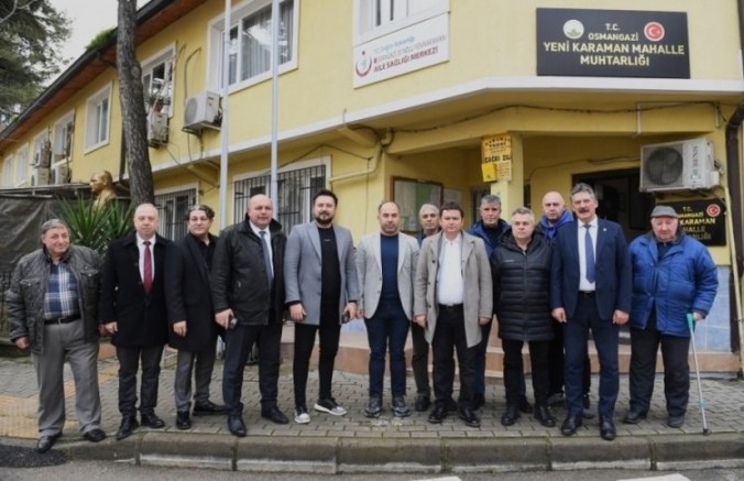 Bursa'da Başkan Aydın vatandaşlarla buluşmaya devam ediyor
