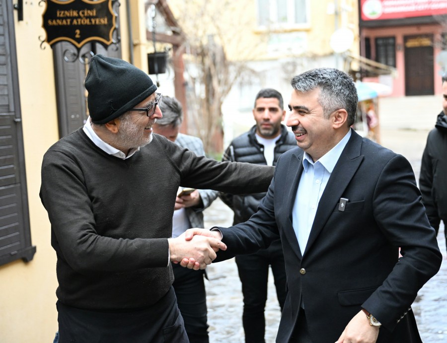 Başkan Yılmaz'dan Bursa'nın Sanat Köprüsü'ne ziyaret