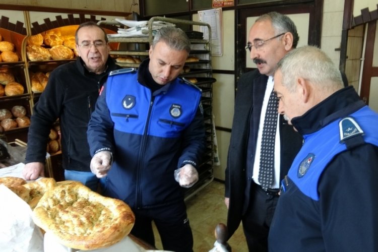 Gemlik'te Ramazan pidesine gramaj denetimi!