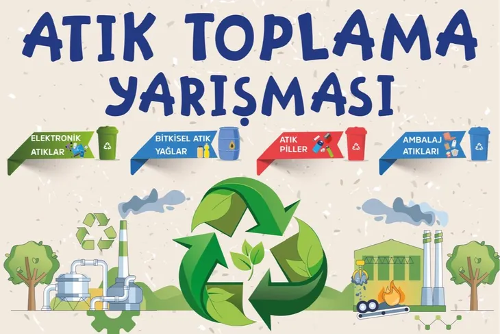 Bursa Osmangazi'de Okullar Arası Ödüllü Atık Toplama Yarışması başladı