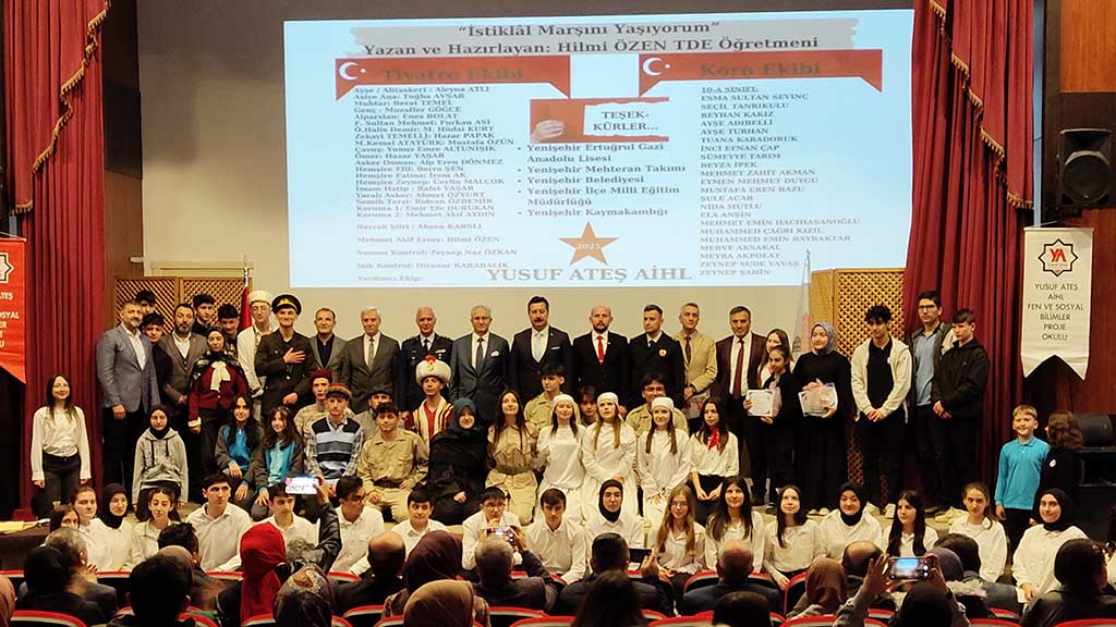 YENİŞEHİRLİLER İSTİKLAL MARŞI’NI YAŞADI!