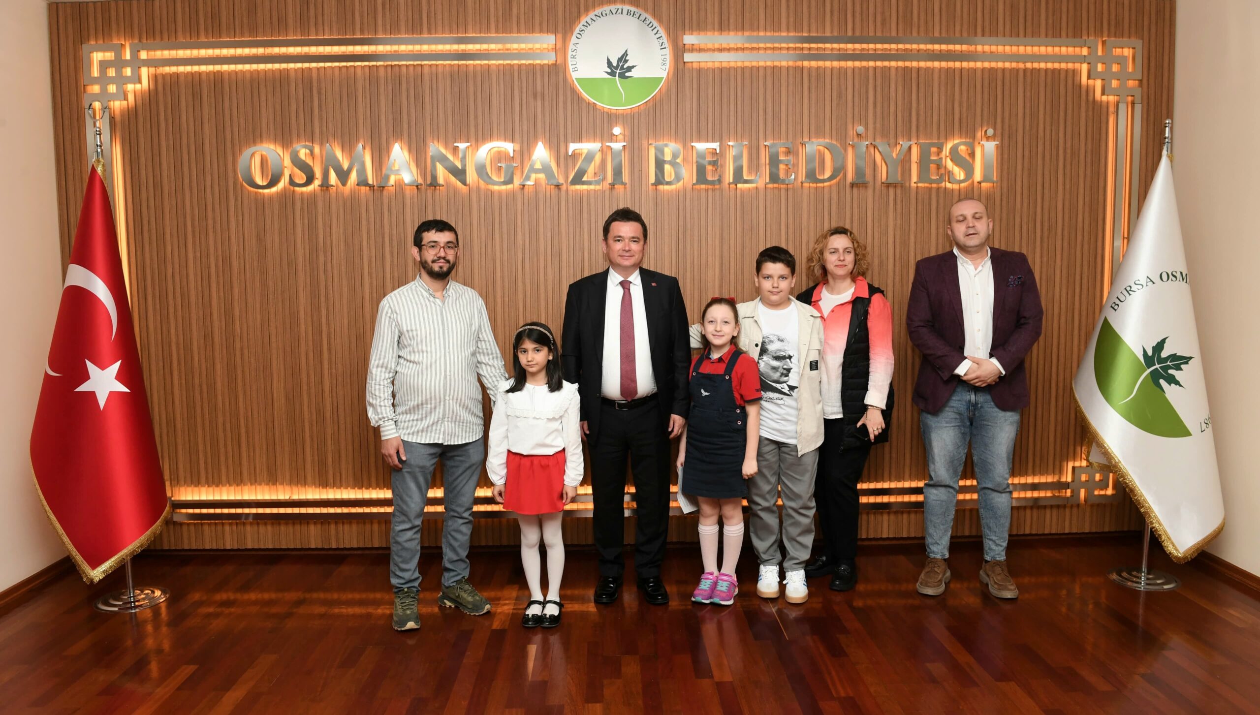 Geleceğin başkanları koltuğa oturdu